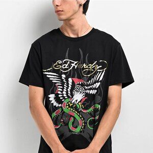 Ed Hardy Eagle Snake Black T-Shirt NWT Sz: Med